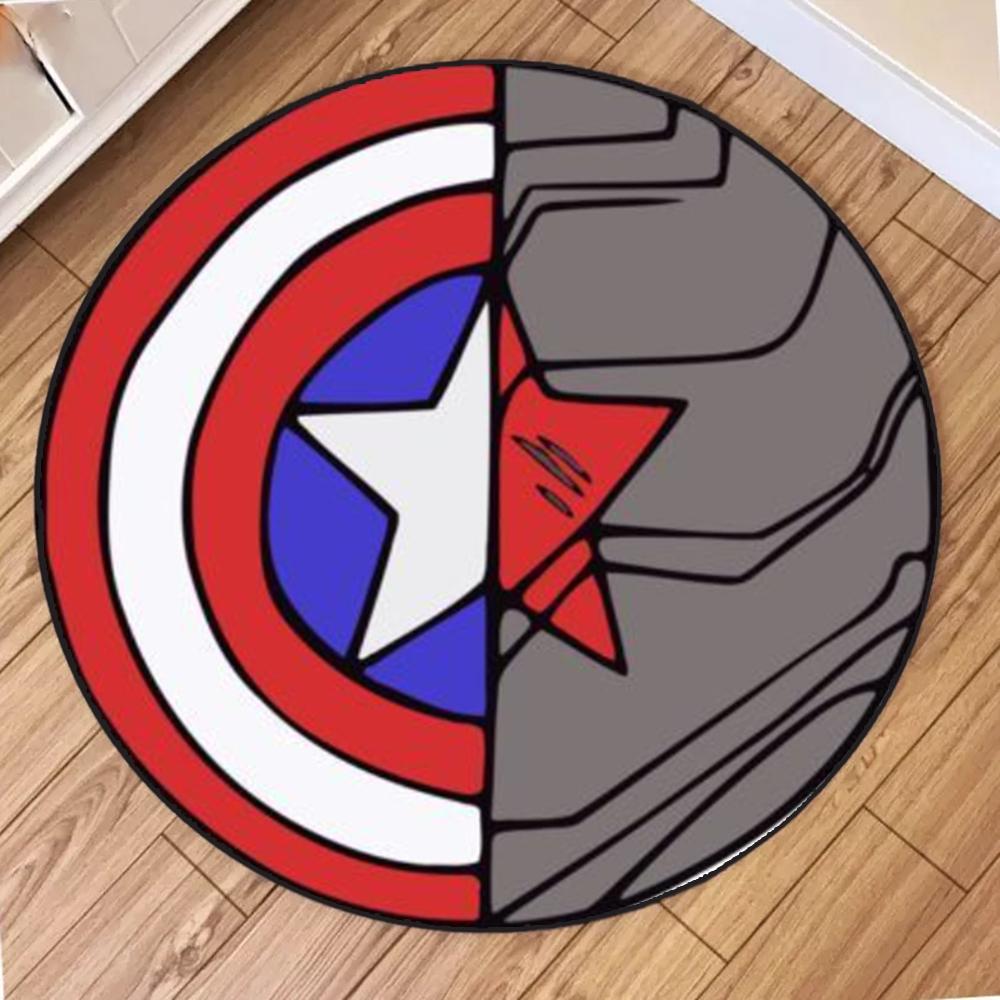 Marvel Super Heroes Bucky Barnes Rugs Winter Soldier Carpet Boys Bedroom Bedside Soft Decorative Carpet Bathroom Mat