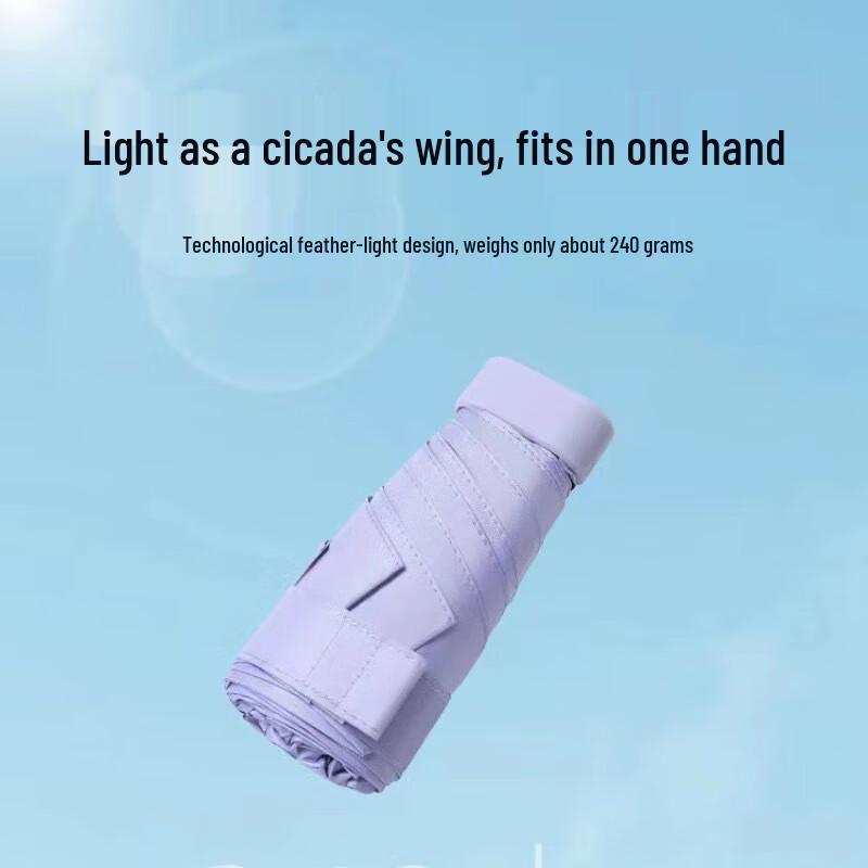 Mini Six-Fold UV Protection Travel Umbrella