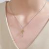 Creative Personality Mother Child Embrace Pendant Necklace for Women Men Mother's Day Father's Day Commemorative Gifts Jewelry