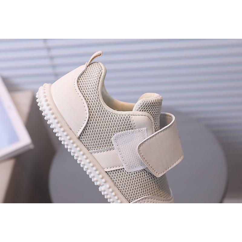 Children's Casual Shoes: Boys' Soft-Sole Sneakers, Girls' Anti-Slip Walking Shoes, Solid Color