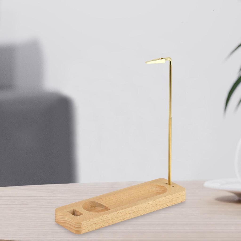 Unique Wooden Incense Burner Tray Incense Stick Holder Craft Ornament for Housewarming Living Room