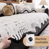Machine Washable Irregular Plush Warm Sofa Cover For Winter Thickened Universal Anti Slip Anti Cat Scratch Seat Couch Cushion