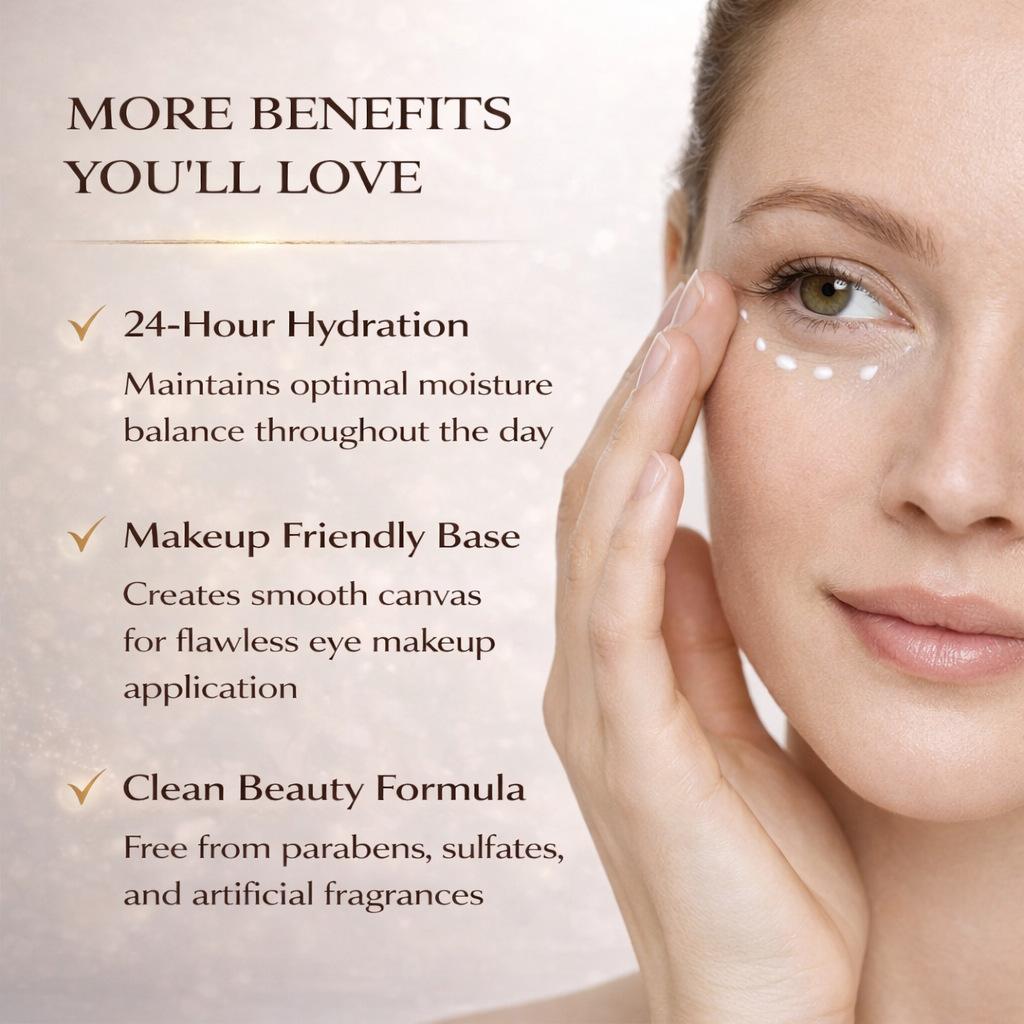 Retinol Eye Cream 20g, Anti-Wrinkle & Tightening, Reduces Dark Circles, Hydrates Eye Area