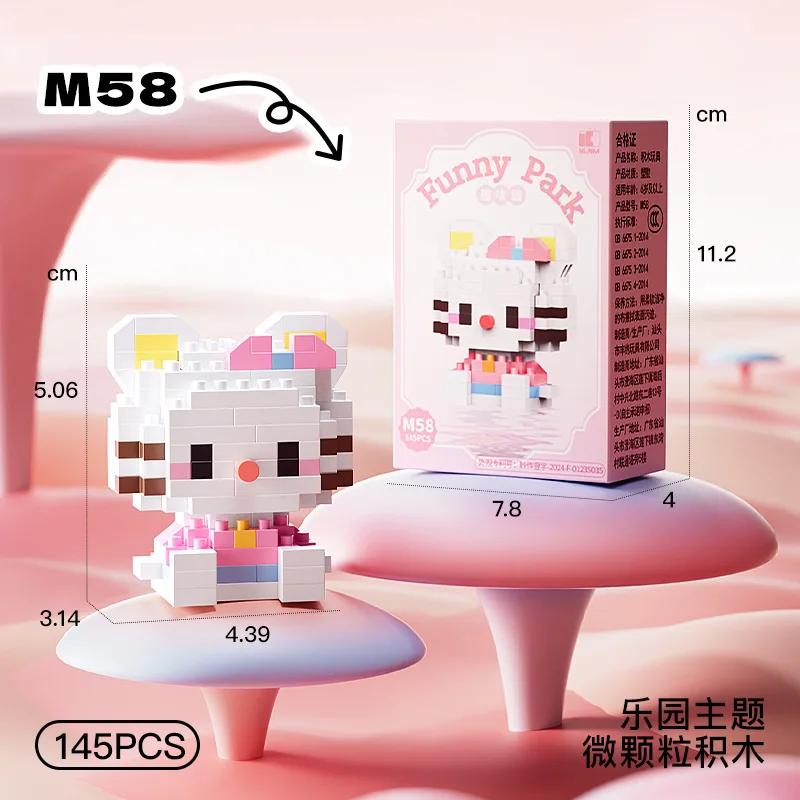 Disney Princess Micro Building Blocks Mickey Mouse Winnie Friend Figure Donald Duck 60 Style Assembled Mini Brick Toys For Kids