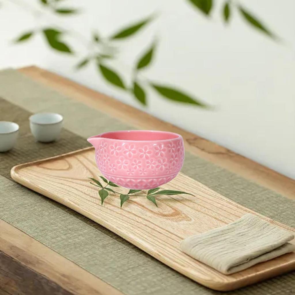 Keramik Matcha Schale ,Handgefertigt ,Teezeremonie zum Aufschlagen Traditioneller Porzellan Tee