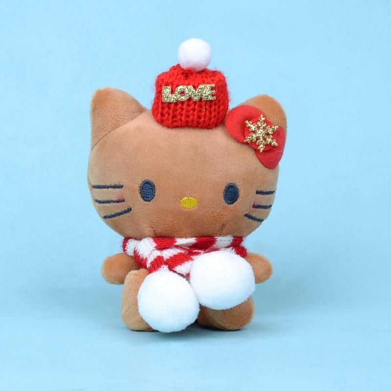 Cute Scarf Christmas Hawaiian Black Skinned Style Pendant Plush