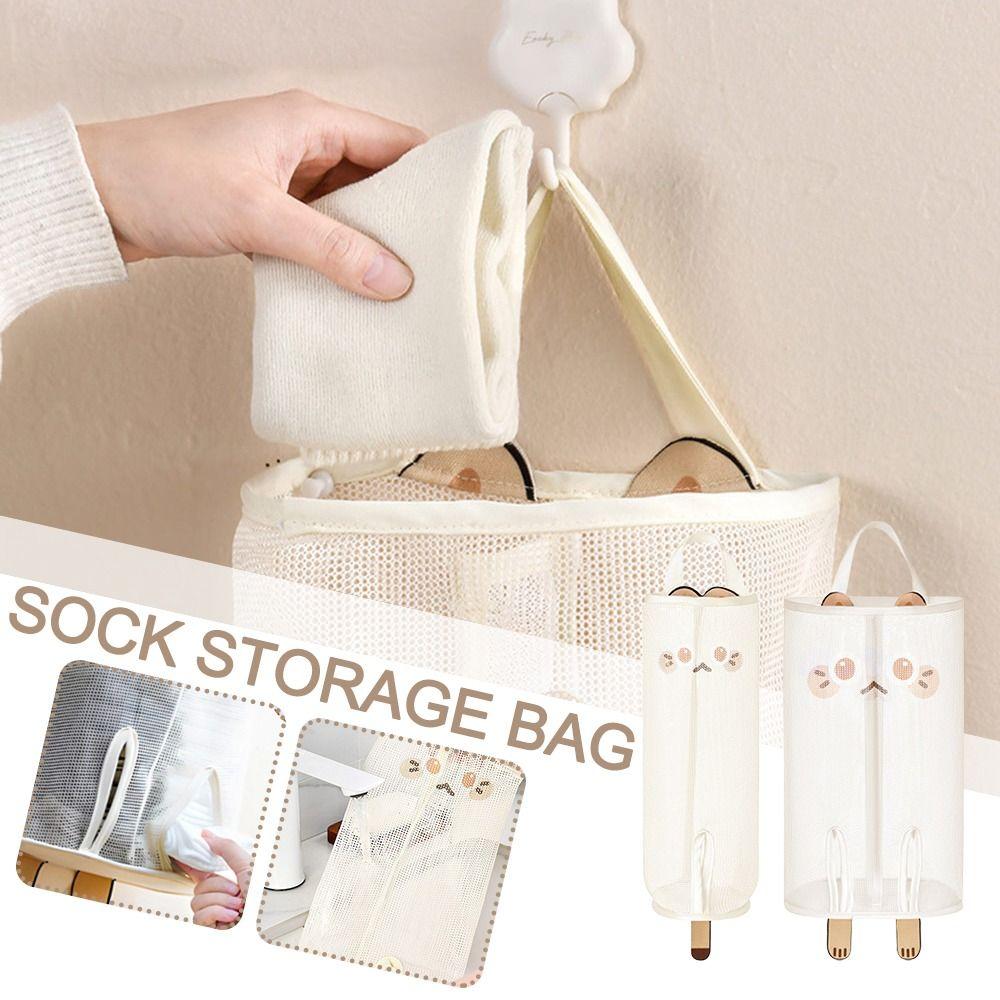 

Wall Mount Sundries Bag Reused Plastic Bags Dispenser Cute Trash Bag Double Tube