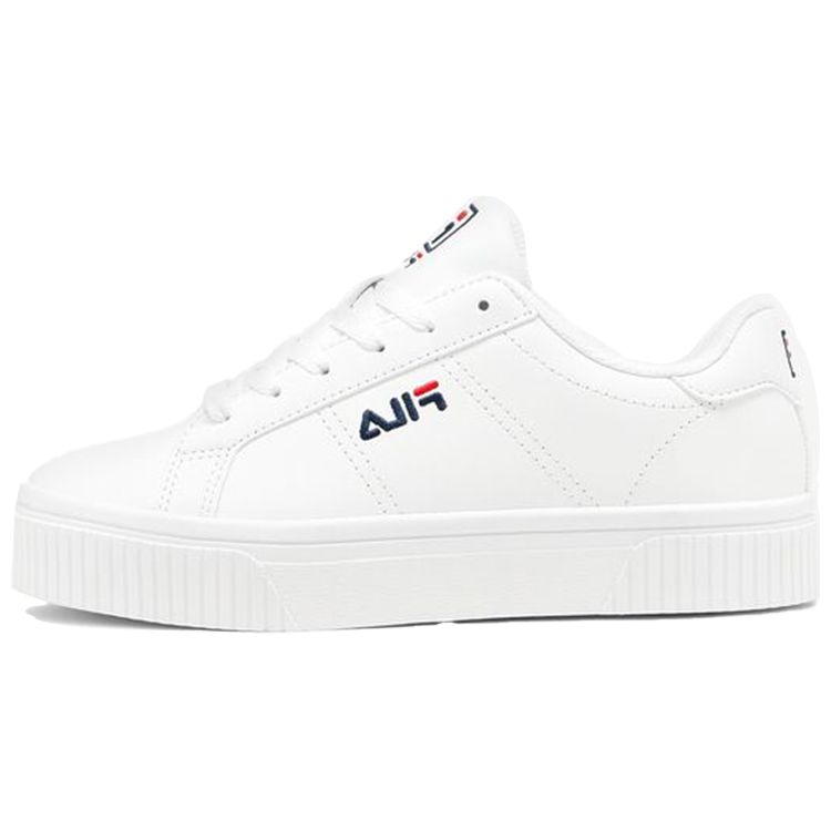 Fila Panache 19 Fabric Synthetic Leather Low Top Sneakers Women Sneakers White 5CM00772-125