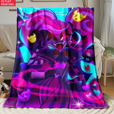 Anime Thin Flannel Blanket for Bedrooms,Living Rooms,Sofas Blankets,Offices,Lunch Breaks,Picnics,blankets Fluffy