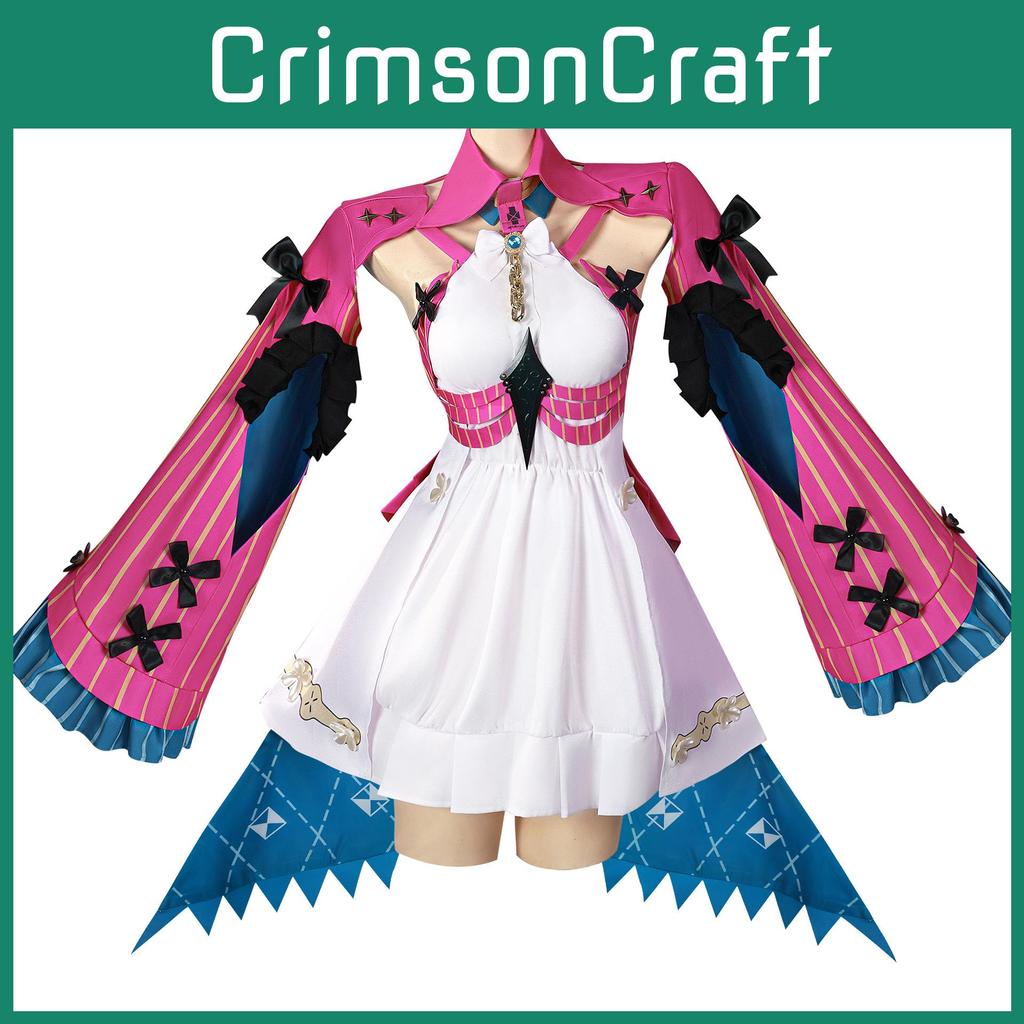 Waves Carlotta Wuthering Montelli Cosplay Costume Role Play Halloween Party