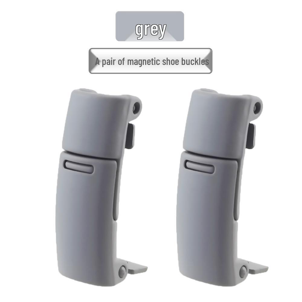 Magnetic No-Tie Elastic Shoelaces and Buckles