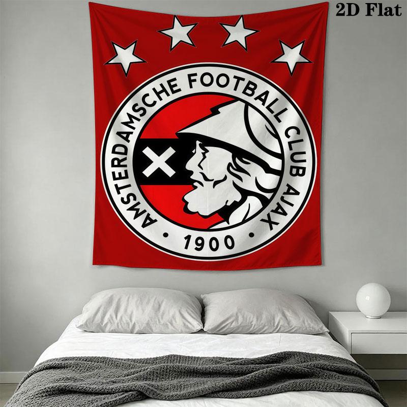 AFC Ajax Poster (2) Wall Hanging Printed Fabric Blanket Decorative Tapestries for Bedroom Living Room Home Decor