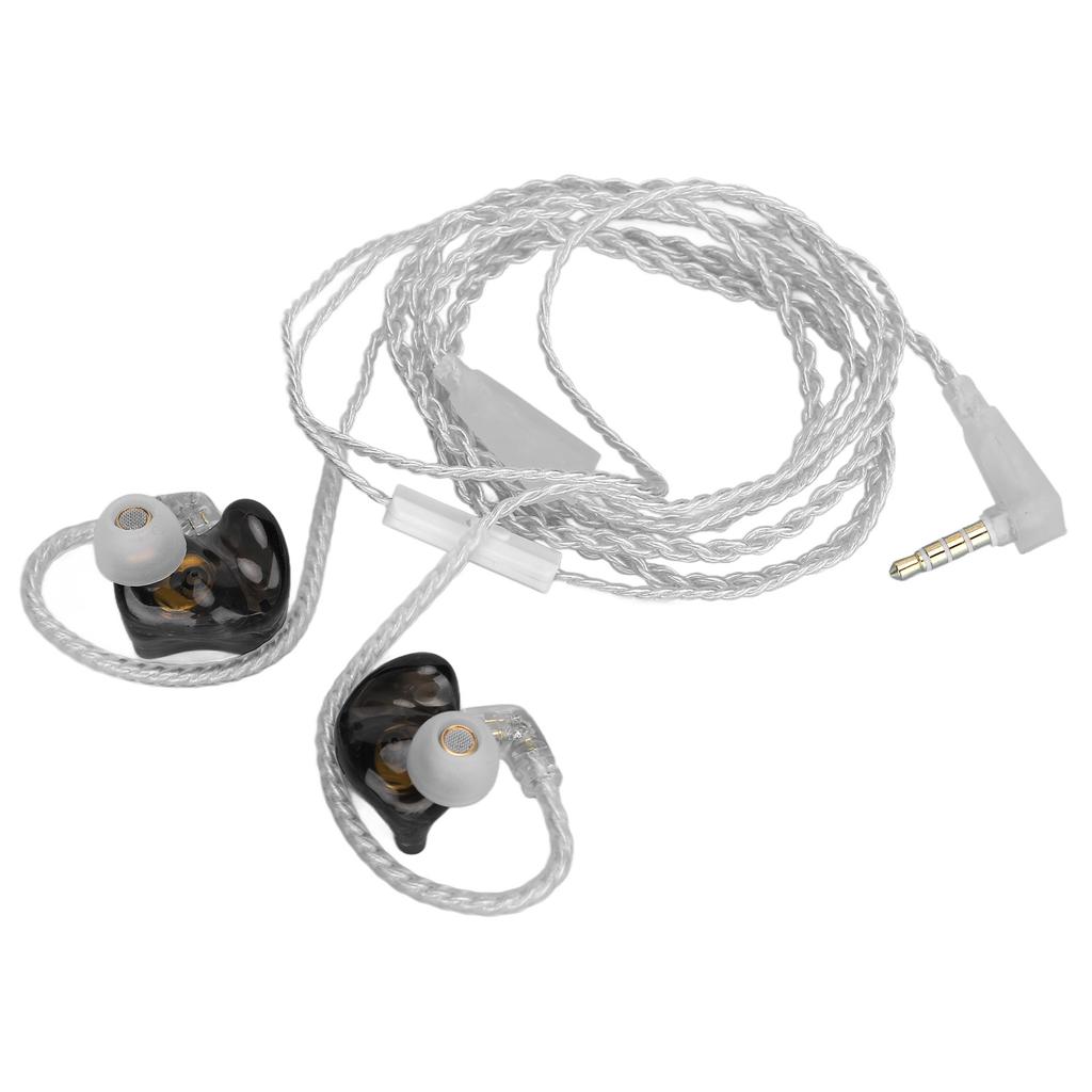 KZ‑DQ6 Earphone HiFi Stereo Noise Cancelling Wired Earbuds with Detachable Cable for Gaming Sport Music