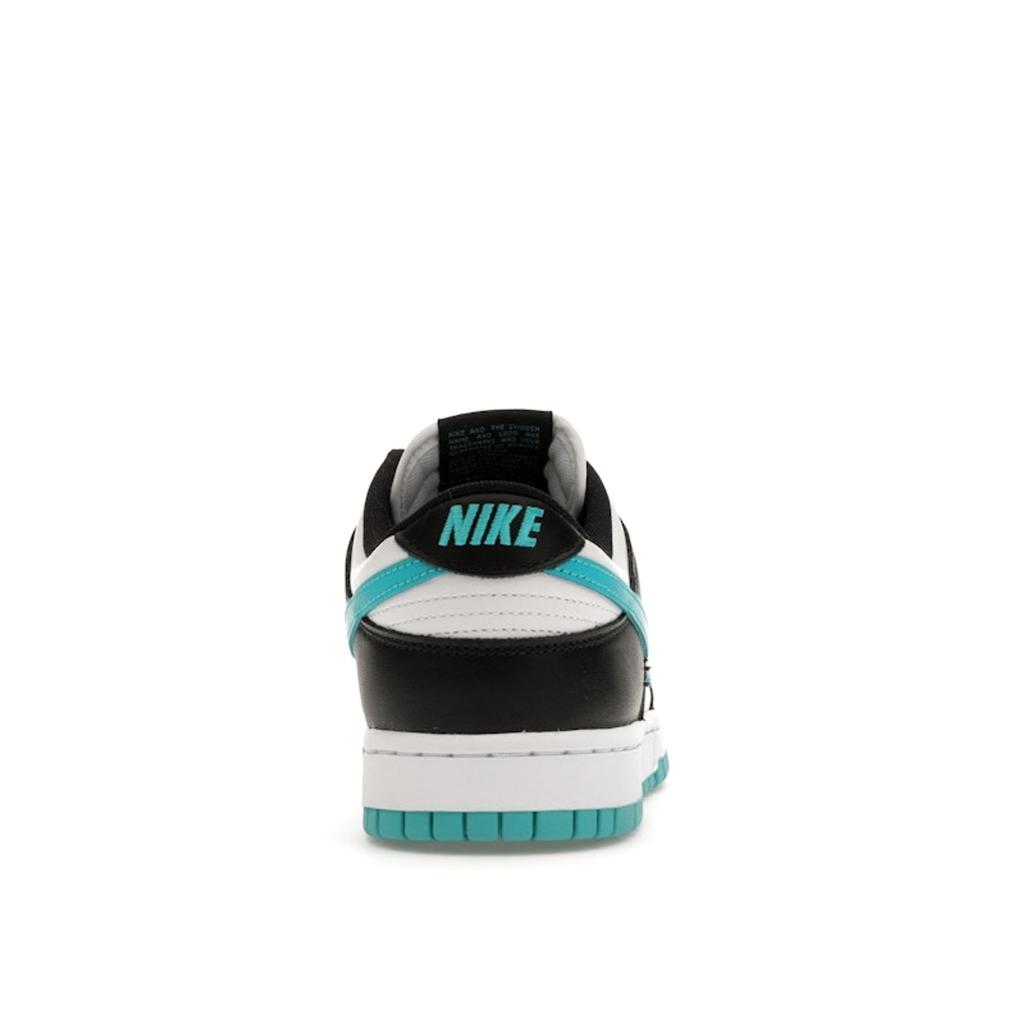 Nike Zapatillas Unisex Dunk Low Negro Cactus Polvoriento Blanco DV0833-109