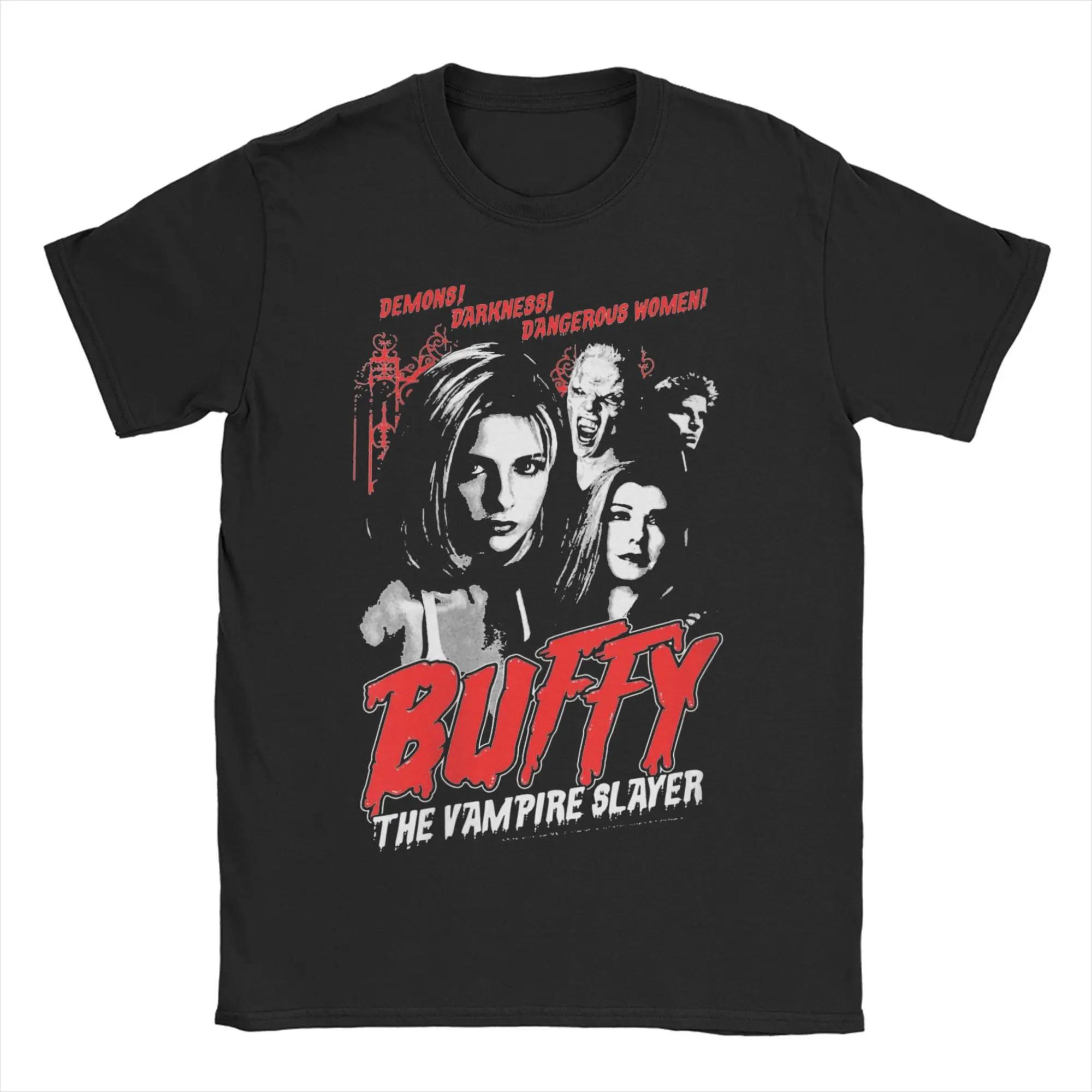 

Buffy The Vampires Slayer Buffy The Vampire Slayer T-Shirts Men Women Sunnydale Slayers Cotton Tees Crewneck T Shirt Tops M