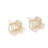 2026 New Exquisite Luxury Zircon Small Earrings For Women Fashion Korean Jewelry Minimalist Party Sexy Girl's Unusual Earrings