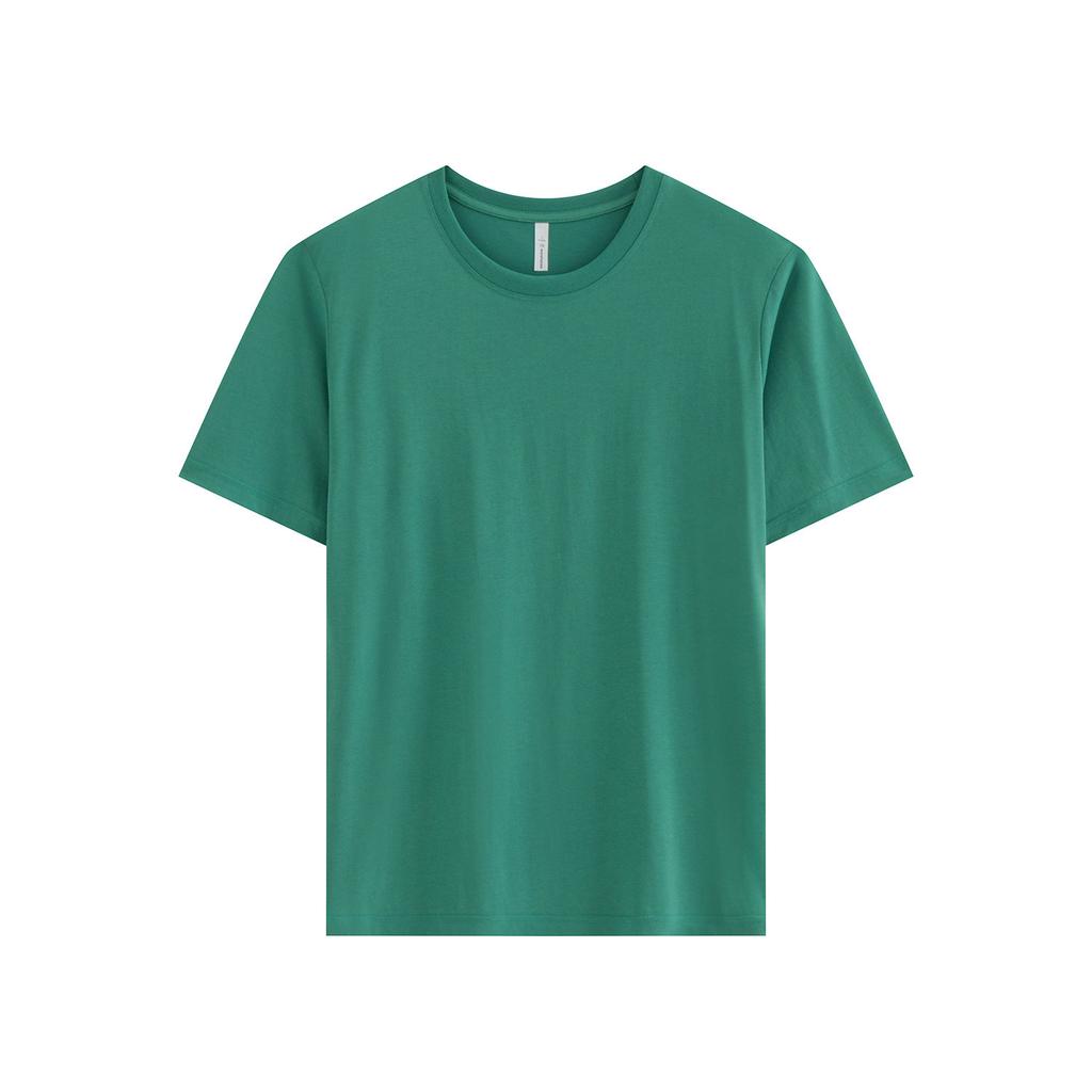 Summer gram ice silk cool cotton t-shirt women's simple casual solid color short-sleeved fashion trend cultural shirt top