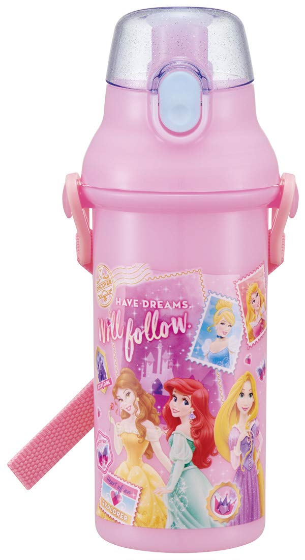 

Skater Plastic Water Princess 2020 New PSB5SAN Children s Bottle, Disney, Design, 480ml,