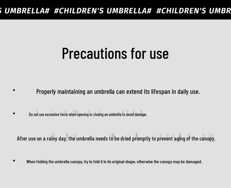 Kids' Safe Transparent Cartoon Umbrella: Automatic, Round-Corner Design for Kindergarten Boys & Girls