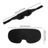 Breathable 3D Sleeping Mask Adjustable Strap Sleeping Aid Eyepatch Eye Cover  Household