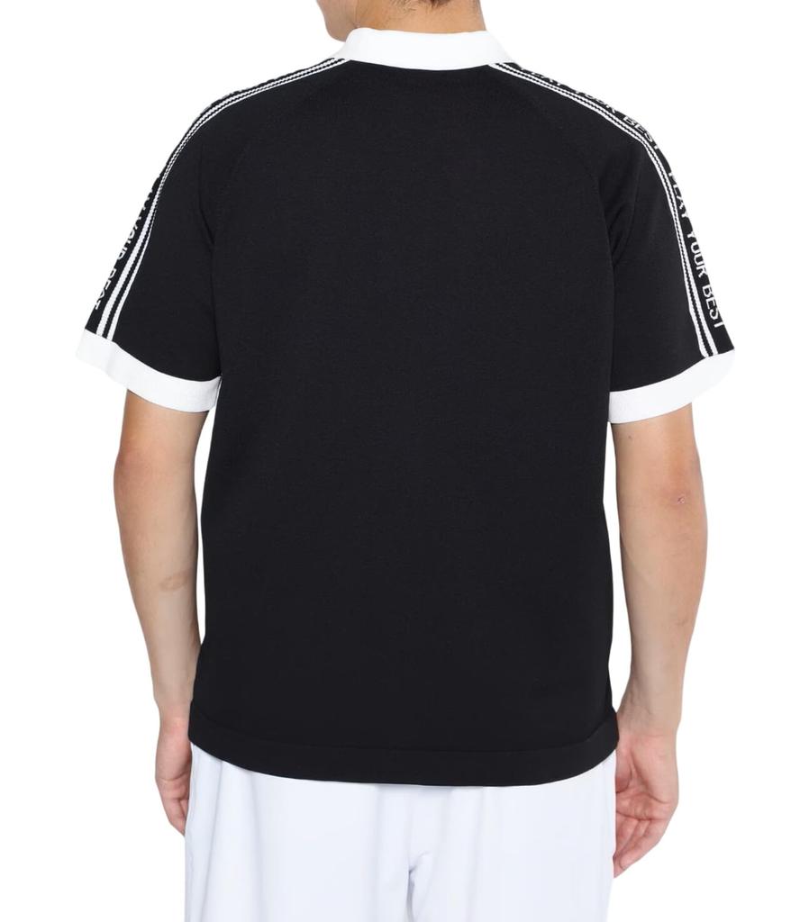 Ping Apparel Men's Short Sleeve Knit Polo Shirt (Jacquard Knit) / Golf / 621-4272901 010_Black M