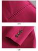 2025 Women's Slim Fit Pink Blazer: Fashionable, Age-Reducing One-Button Professional Suit for Autumn