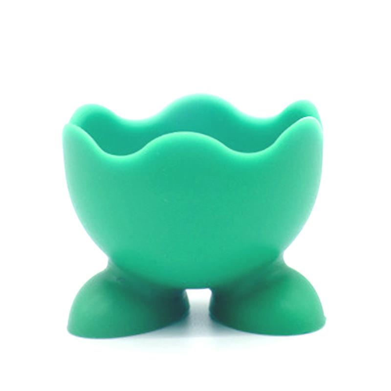 5Silicone EggCup Holders Drying Egg Storage Rack Food Grade Boiler Egg Poacher Cups Bracket for Kitchen Breakfast Cooking Tools