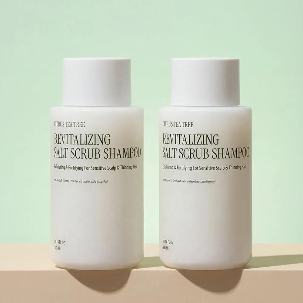 Revitalizing Salt Scrub Shampoo 300ml x 2 (+ Revitalizing Treatment 30ml Gift)