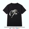 Moonlight Knight Superhero Silhouette Print Pure Cotton Roundneck Casual ShortSleeved TShirt