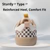 Unisex Toddler Leather Board Shoes Soft Anti-Slip Single Walking Sneakers for Baby Boys Girls