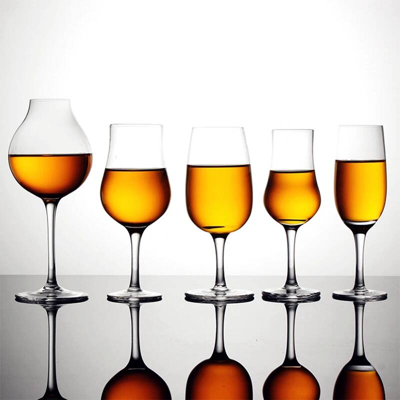Specialty Sommelier Whiskey Tasting Glass Chateau Whisky Copita Nosing Crystal Goblet Graceful Shape Sweet Wine Cups