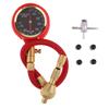 0-75PSI Tyre Deflator Rapid Tire Air Pressure Gauge Pointer Type Dial Valve Tool