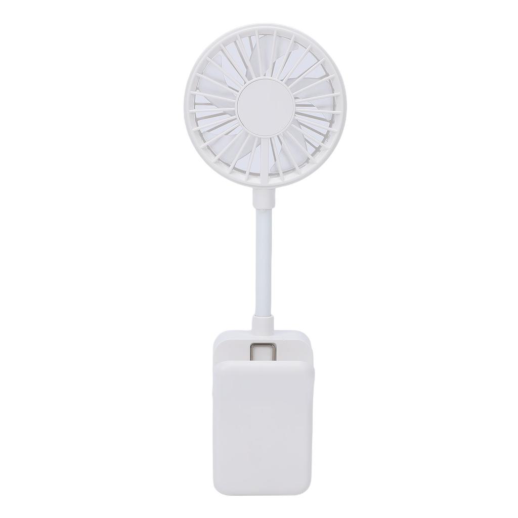 Clamp On Desk Fan 1200mAh USB Rechargeable Personal Fan 3 Speed Setting Multi Angle Adjustable for Bedroom Dormitory