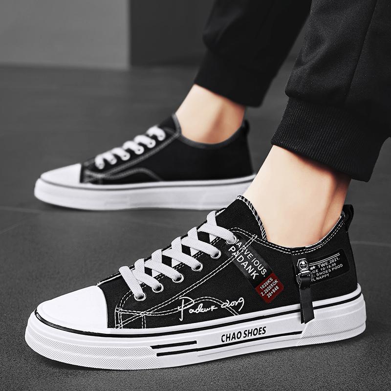 Herren Übergröße Freizeit Canvas Schuhe Sommer Weichsohle Rutschfest Outdoor Walking Schuhe Mode Jugend Sport Board Schuhe Flache Schuhe