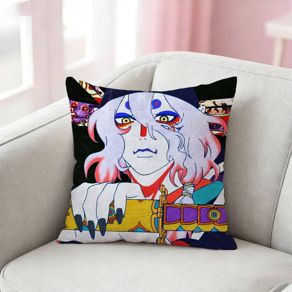 Mononoke Kkusuriuri Pillow Case Pattern Printed Pillowcase For Living Room Sofa Cushion Cover