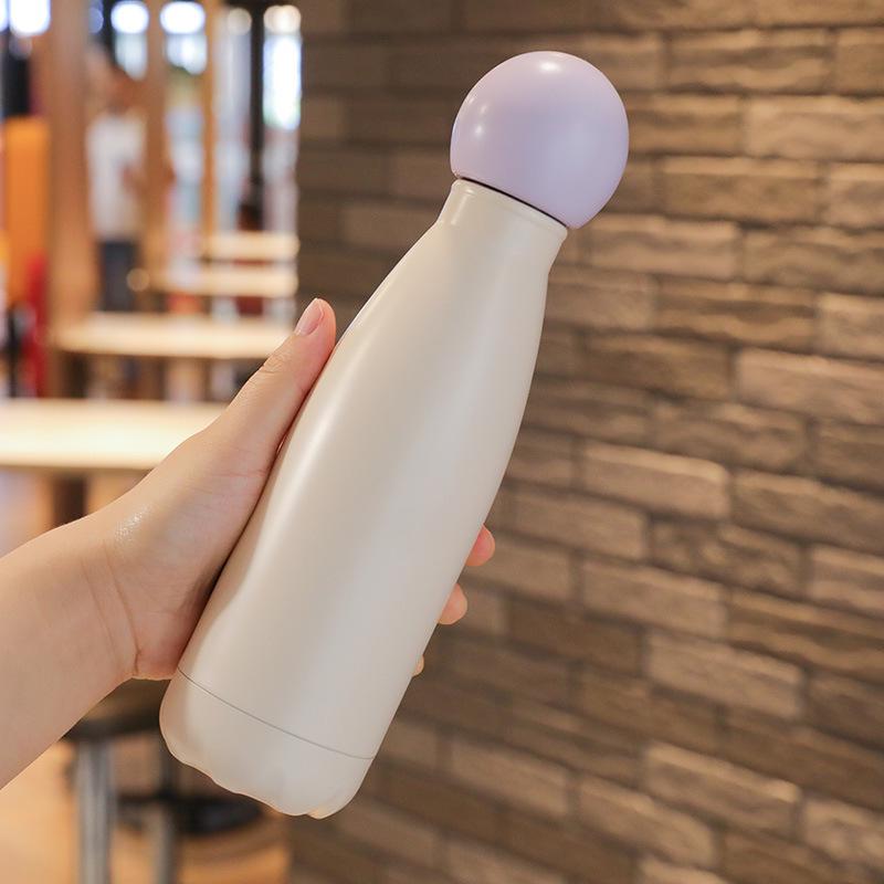 750ml Mattierte Edelstahl Sport-Thermosflasche mit schmaler Öffnung