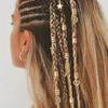45 Pieces of Dirty Braided Hair Rings, European and American Bangs, Hair Accessories, Hair Extensions
