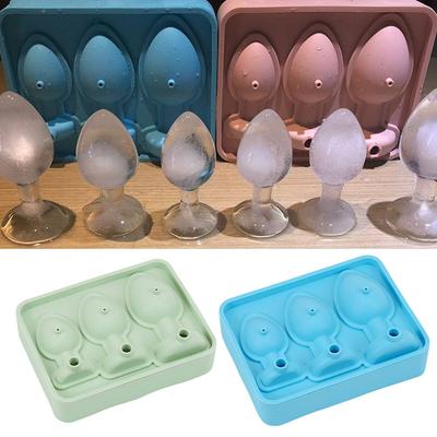 Stampo in Silicone Scherzo Butt Plug a Forma Riutilizzabile Forma Divertente Stampi per Cubetti di Ghiaccio Vassoi per Cubetti di Ghiaccio Novità per Raffreddare Ghiaccio Whiskey Cocktail