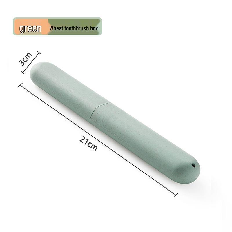 ETRAVEL: Compact Travel Toothbrush Head Box & Multifunctional Toothpaste Storage Cup