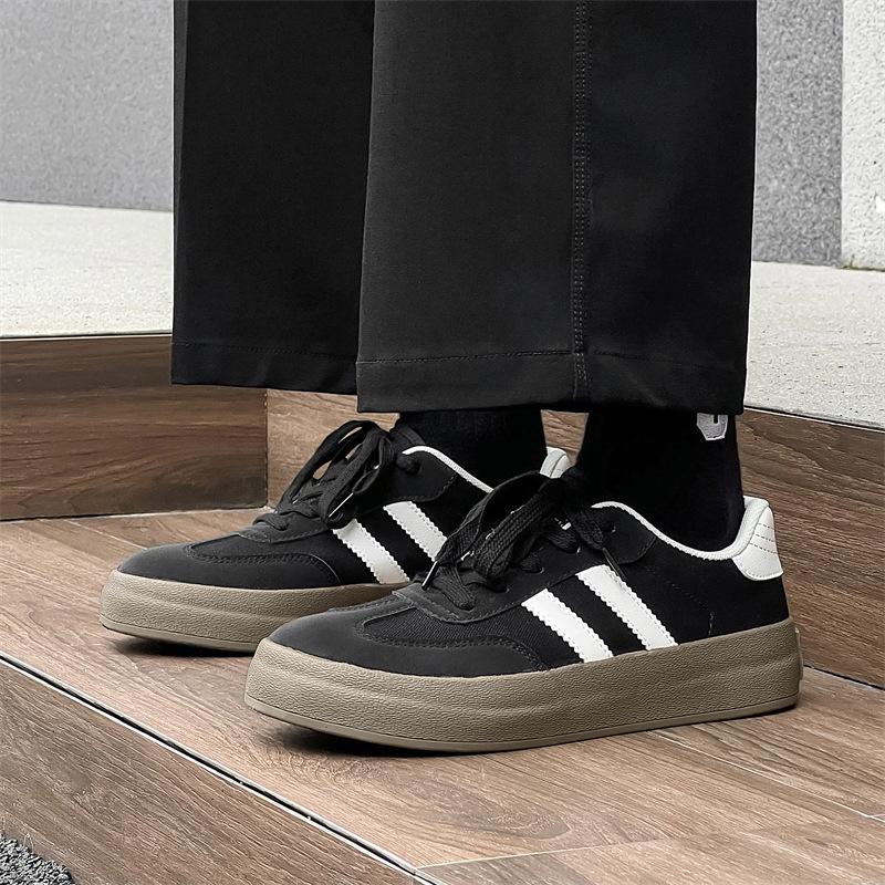 Women's Casual Retro German Training Shoes Lace-up Lightweight Comfortable Sports Flat Sneakers Women Skateboard Running Shoes