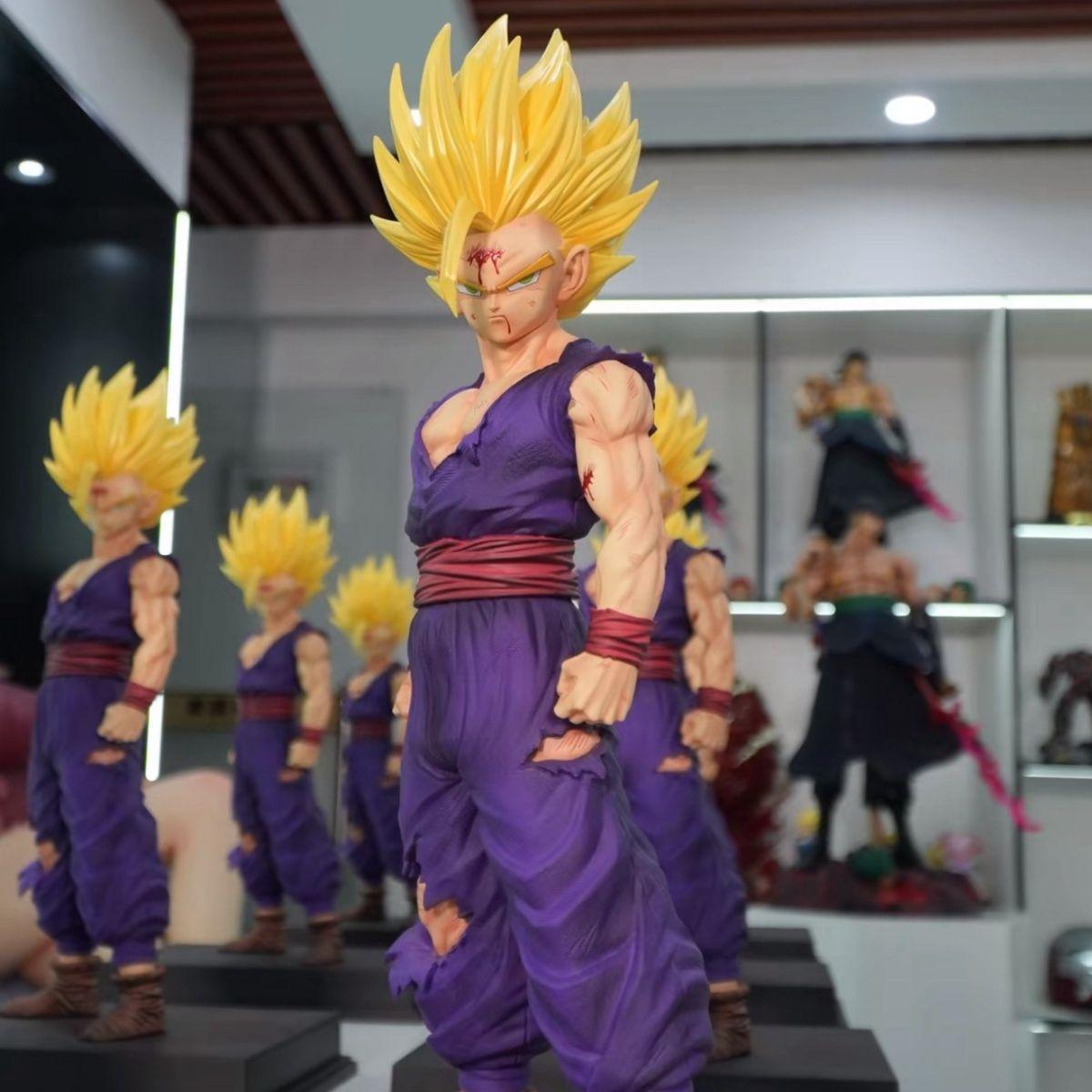 JT Studio Super Saiyan 2 Gohan Dragon BallZ Four Proportions 17.71Inch/45cm Can be move POLYVINYL CHLORIDE Animation Battle Figure Playthings Presents No box