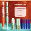 Erasable Gel Pen Black/Blue Ink Neutral Pen Cartoon Writing Drawing Tool  Students Gift