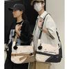 Stylish Canvas Messenger Bag Unisex Trendy Crossbody For Daily Use With Soft Polyester Material And Cozy Medium Size