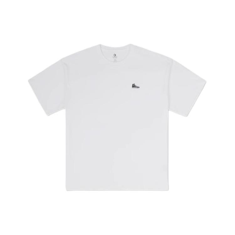 

New Converse Go-To Loose Fit Sneaker Patch T-Shirt 10027239-A01 S