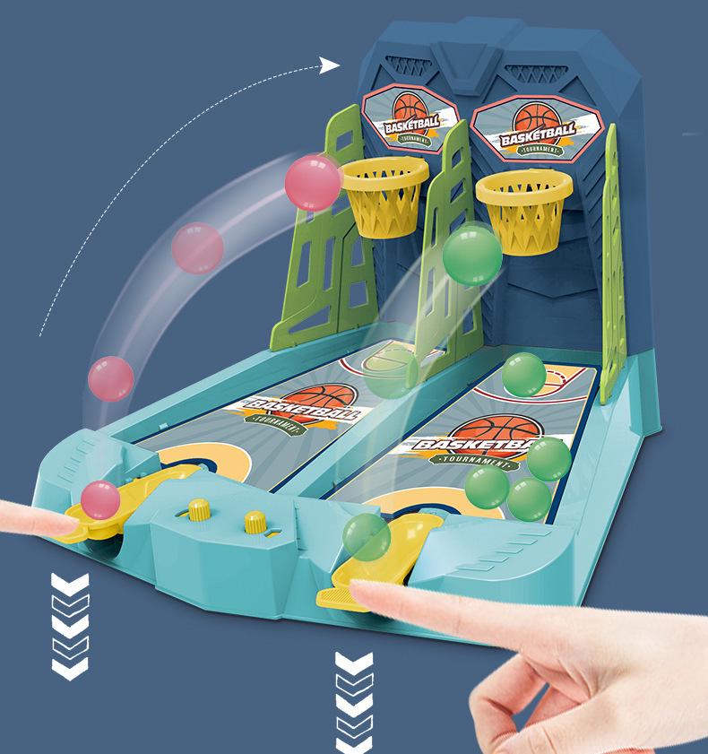 Mini Basketball Table Game: Double Player Shooting & Parent-Child Interaction