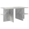 Coffee Table Concrete Grey 87 X 50 X 45 Cm Engineered Wood
