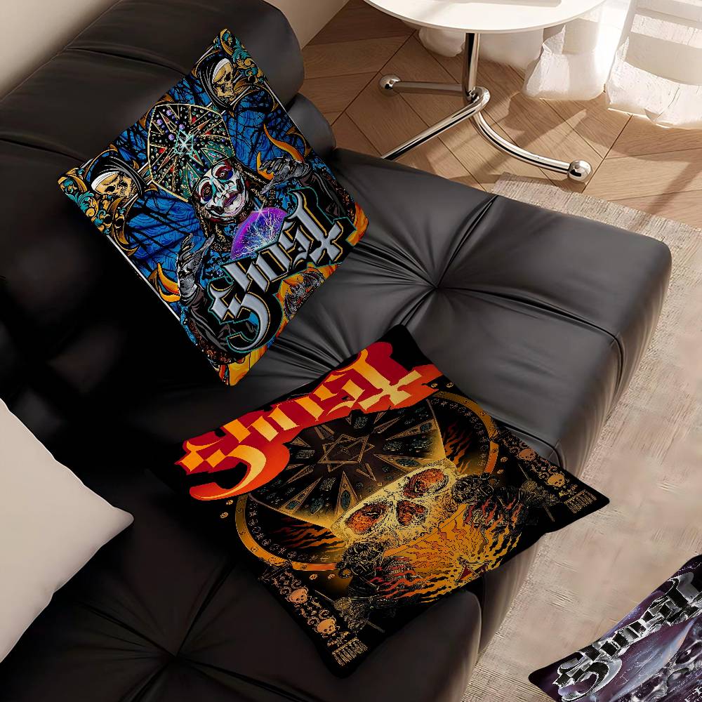 Classic Ghost Band Pillow Cover For Bedroom Room And Living Room Sofa Decorative Cushion Cover