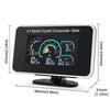 4 In 1 LCD Car Digital Water Temp Oil Pressure Voltmeter Fuel Level Gauge Meter Oil Pressure Sensor + Water Temperature Sensor