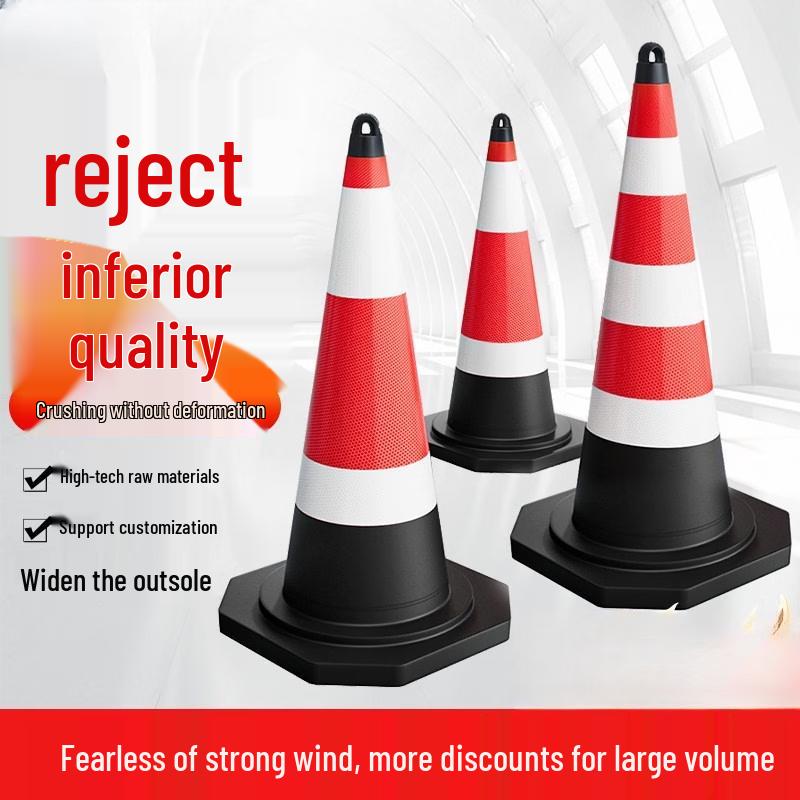 Reflective Rubber Traffic Cone