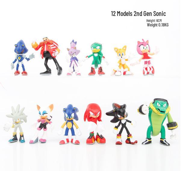 Sonic the Hedgehog Action Figure: Mouse Ornament & Cake Decoration